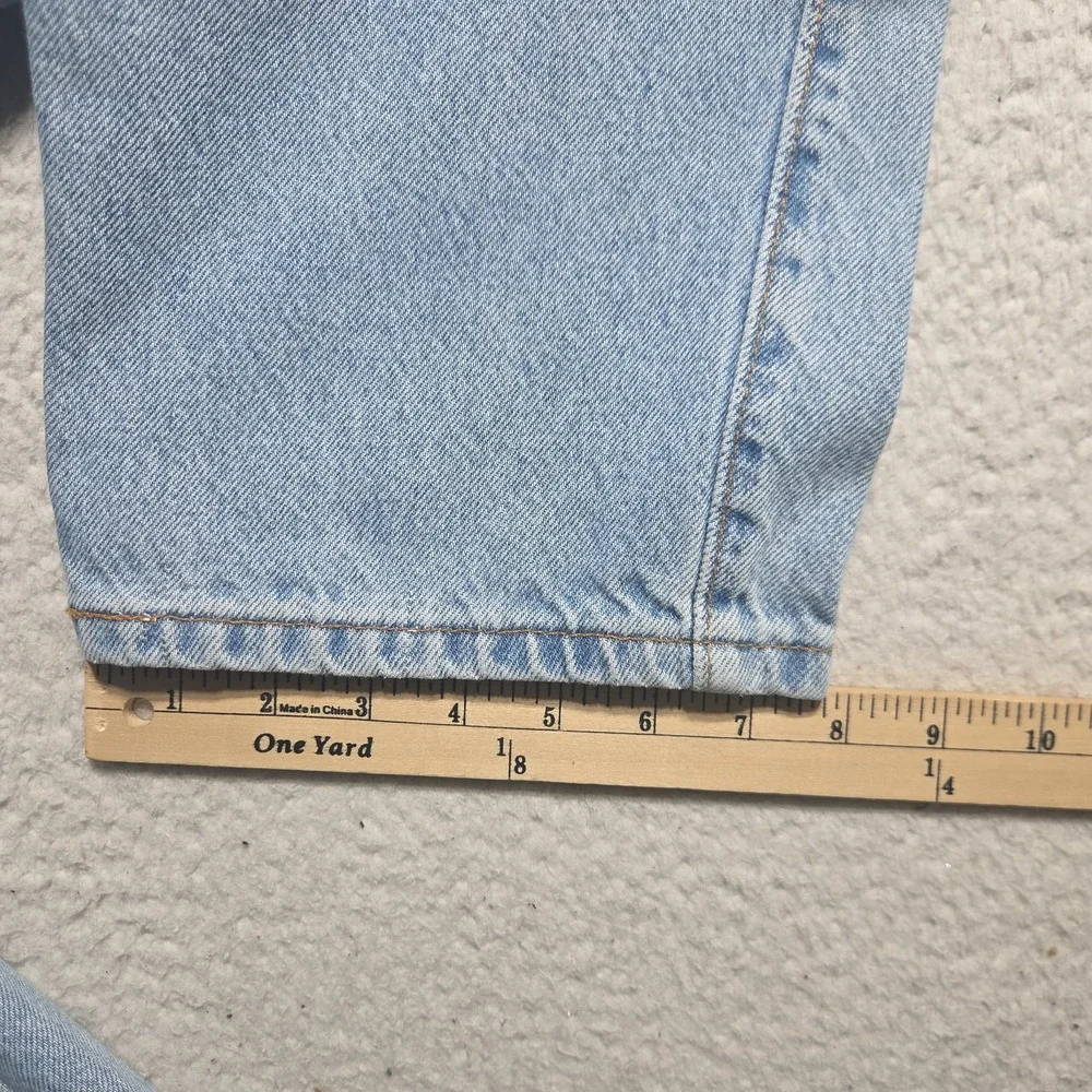 Vintage 90s Levi's 545 Loose Fit Jeans USA Made 34x30 Brown Tab Baggy Faded